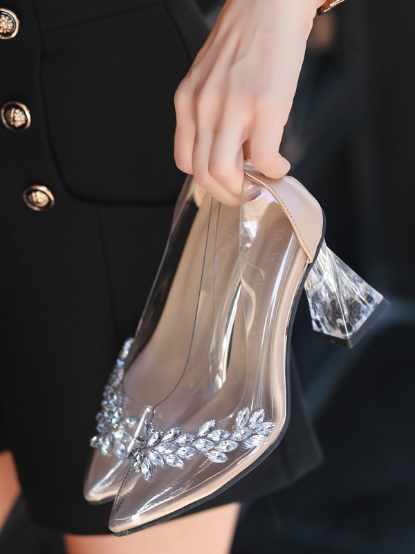 Jary Krem Cilt Topuklu Ayakkabı