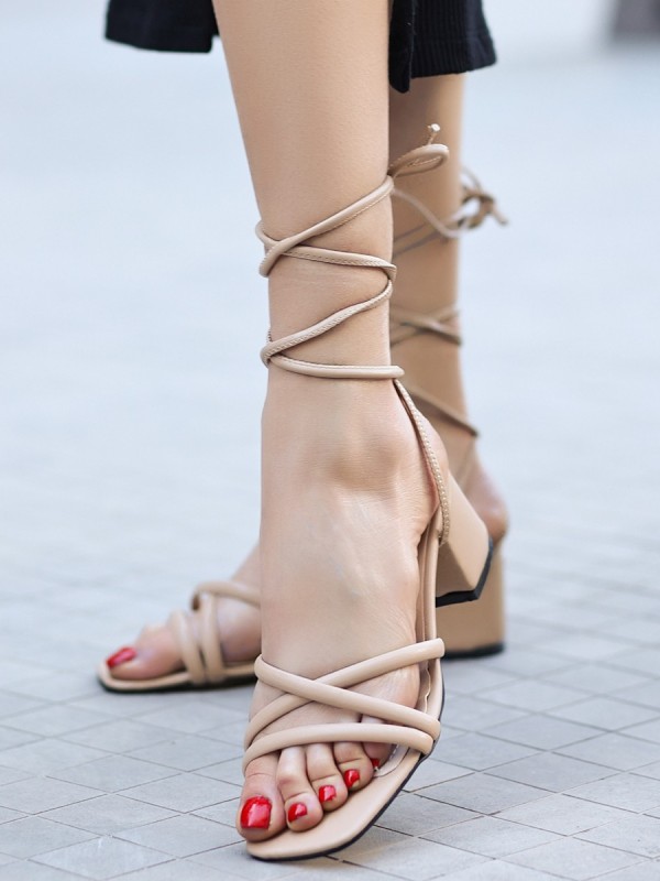 Hita Vizon Cilt Topuklu Ayakkabı