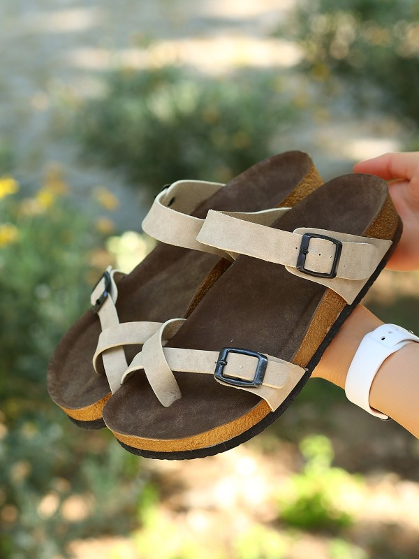 Opil Krem Nubuk Terlik