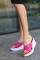 Lima Fuşya Cilt Dolgu Topuk Terlik