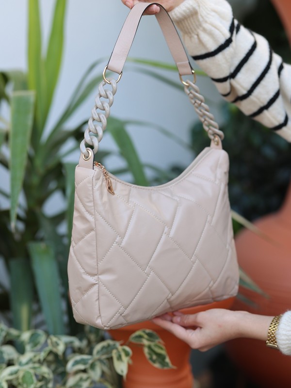 Elien Krem Cilt Çanta