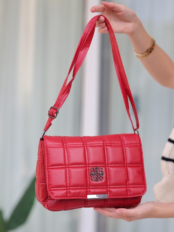 Landi Kırmızı Cilt Çanta