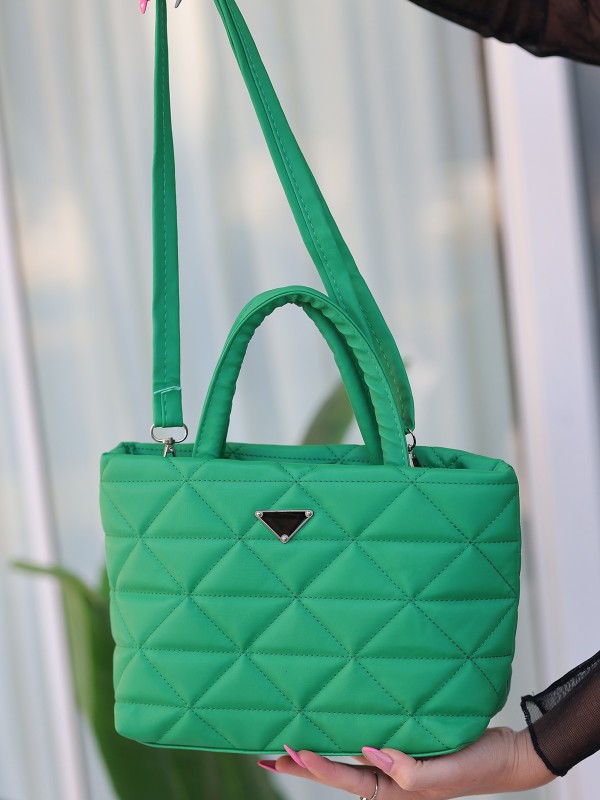 Menti Yeşil Cilt Çanta