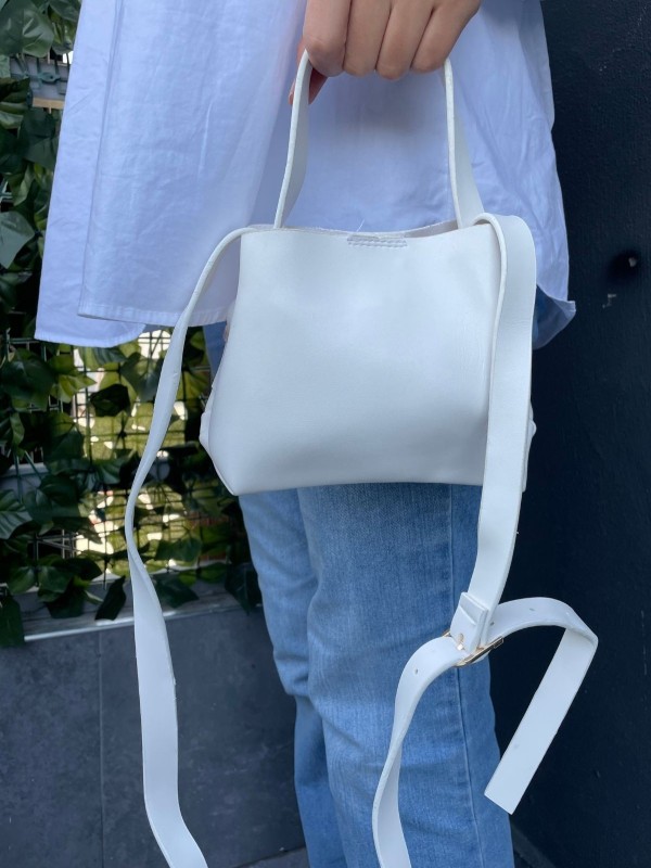 Hepa Beyaz Cilt Çanta