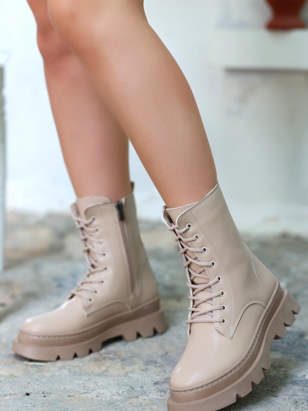 Orge Nude Cilt Bağcıklı Bot