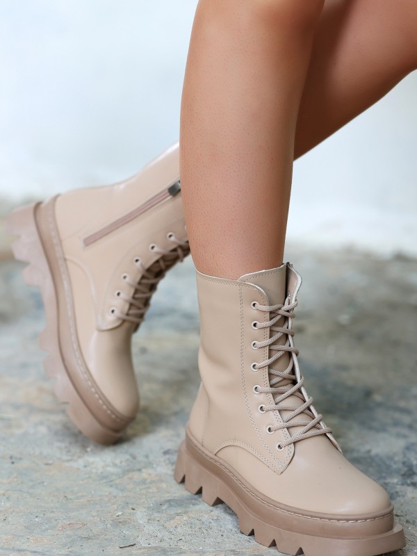 Orge Nude Cilt Bağcıklı Bot