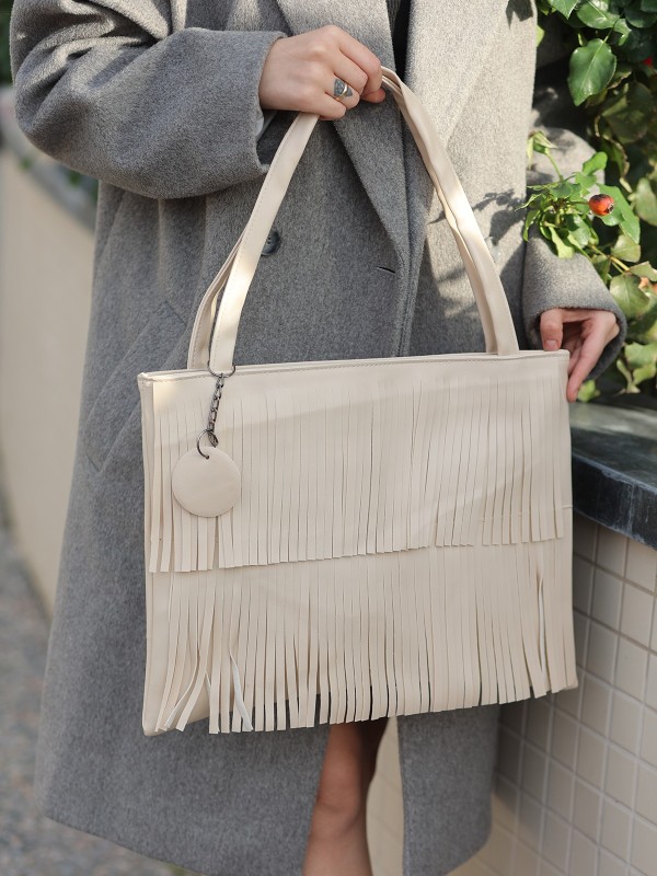 Zoey Bej Cilt Kol Çantası