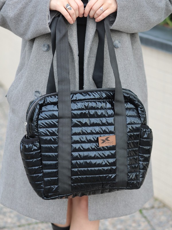 Joyce Siyah Paraşüt Çanta