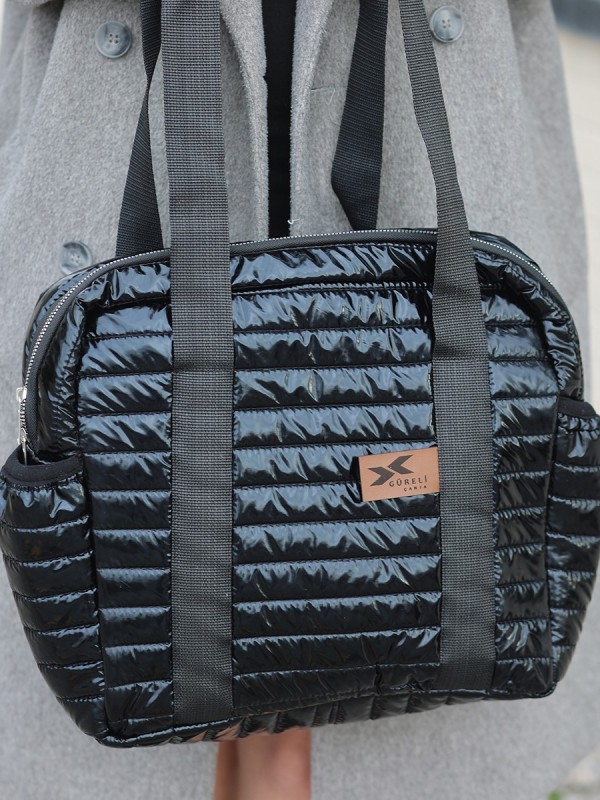 Joyce Siyah Paraşüt Çanta