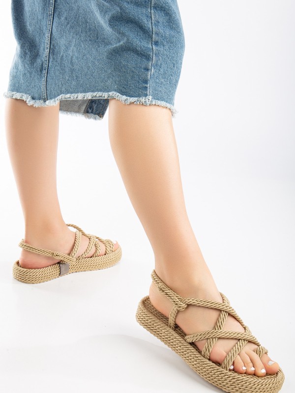 Fore Gold Halatlı Sandalet