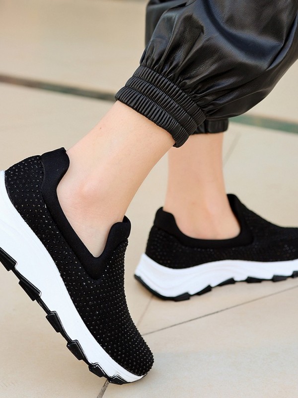 Mıry Siyah Streç Spor Ayakkabı