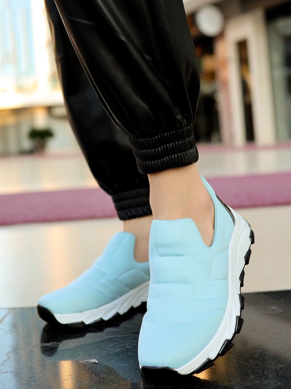 Krista Mavi Streç Spor Ayakkabı