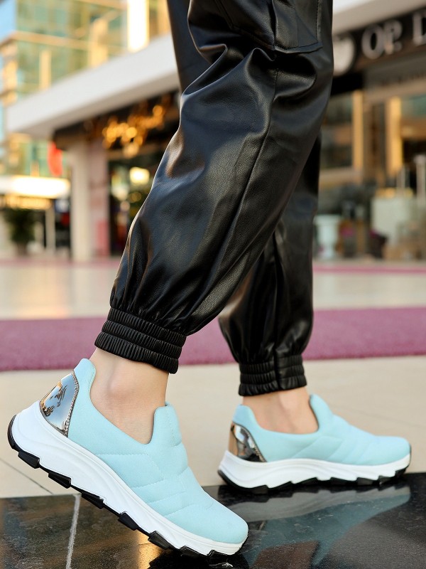 Krista Mavi Streç Spor Ayakkabı