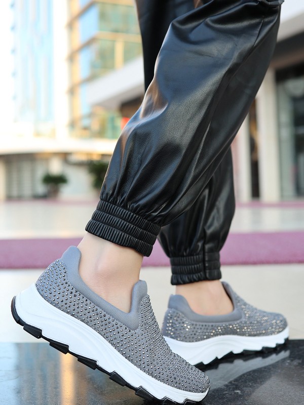 Mıry Gri Streç Spor Ayakkabı