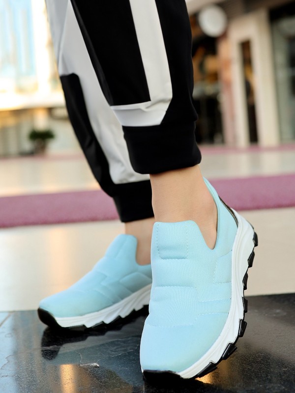 Krista Mavi Streç Spor Ayakkabı