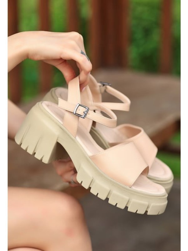 Woor Nude Cilt Sandalet