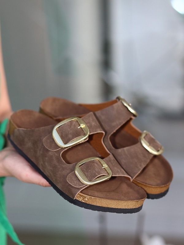 Woki Gold Nubuk Terlik