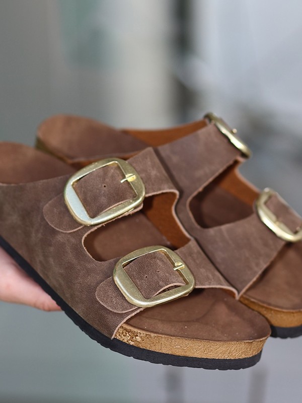 Woki Gold Nubuk Terlik