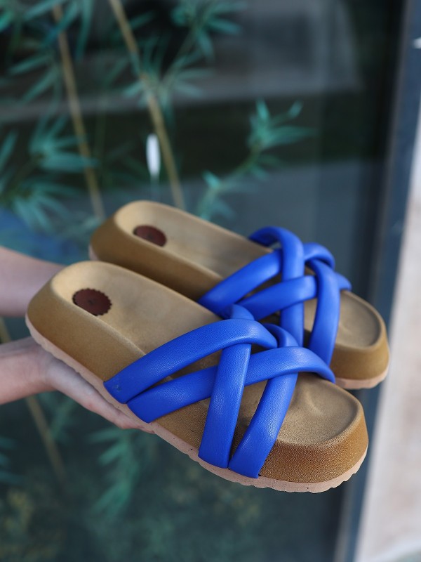 Tenda Mavi Cilt Terlik