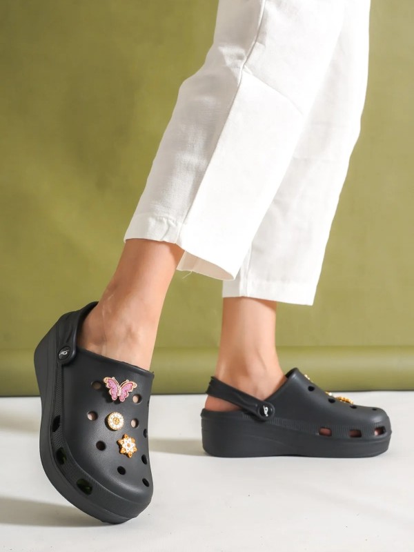 Mima Siyah Dolgu Topuk Terlik