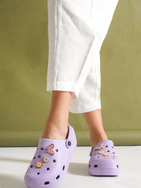 Mima Lila Dolgu Topuk Terlik