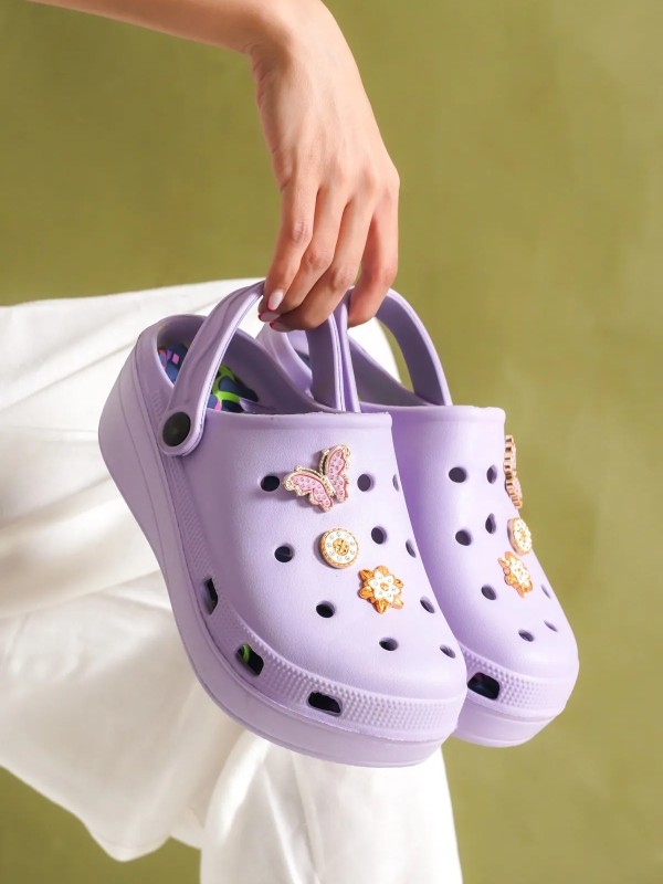 Mima Lila Dolgu Topuk Terlik