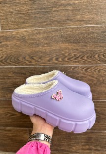 Jiji Lila Dolgu Topuk Terlik