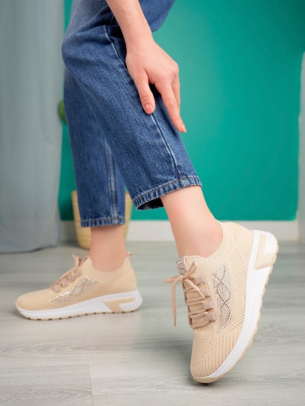 Edne Bej Triko Bağcıklı Spor Ayakkabı