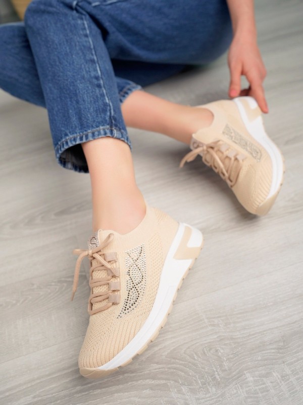 Edne Bej Triko Bağcıklı Spor Ayakkabı