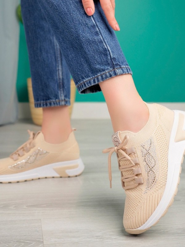 Edne Bej Triko Bağcıklı Spor Ayakkabı