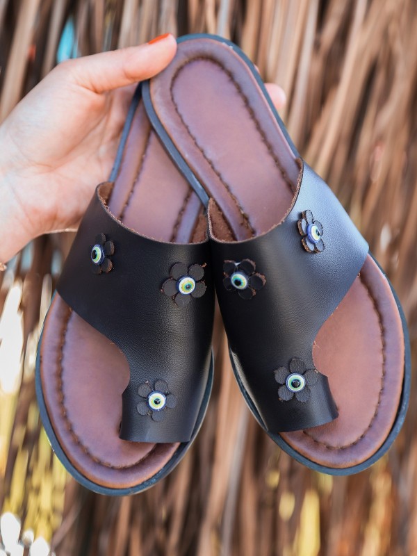 Ordi Siyah Cilt Parmak Arası Terlik