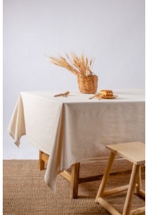 WellstilDoku | Organik Ham Keten Masa Örtüsü