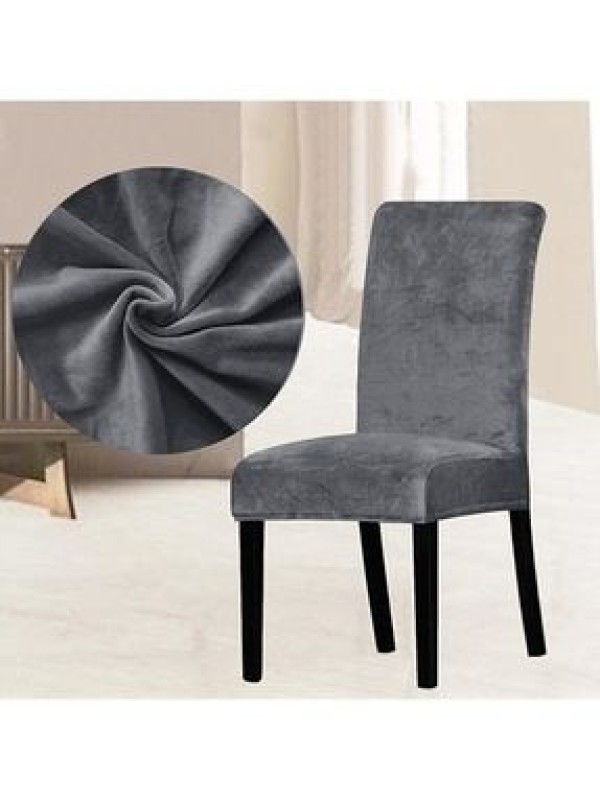 Bemraxİpek Görünümlü Kadife Sandelye Kılıfı