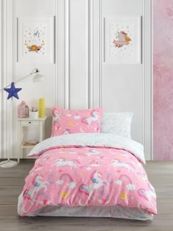 Soley| Pony | %100 Pamuklu Tek Kişilik Nevresim Takımı