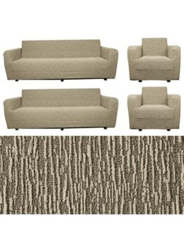 zehra dikim evi Zehradikimevii Pamuklu 3+3+1+1 Jakarlı Koltuk Örtüsü Takımı Koltuk Kılıfı