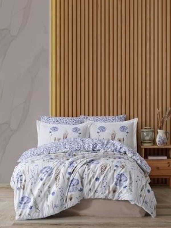 Soley| Blanca | %100 Pamuklu Çift Kişilik Nevresim Takımı