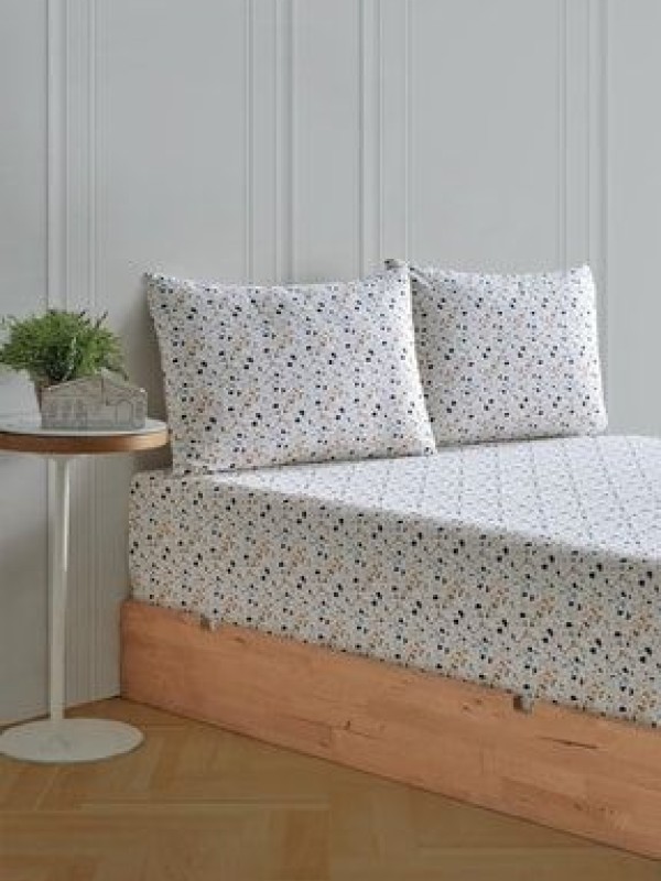 Soley| Mix & Match | Mosaic | %100 Pamuklu Çift Kişilik Çarşaf Seti