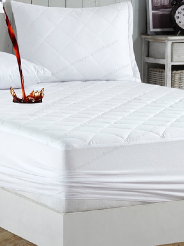 FormeyaAdelya Kapitone Fitted Full Kenar Su Sıvı Geçirmez Yatak Koruyucu Alez Tek Çift Battal 10 Ebat